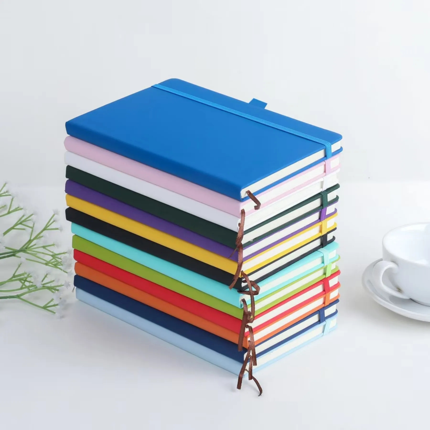 80Sheets A5 Lined Journal Notebook With PU Leather Hardcover 5