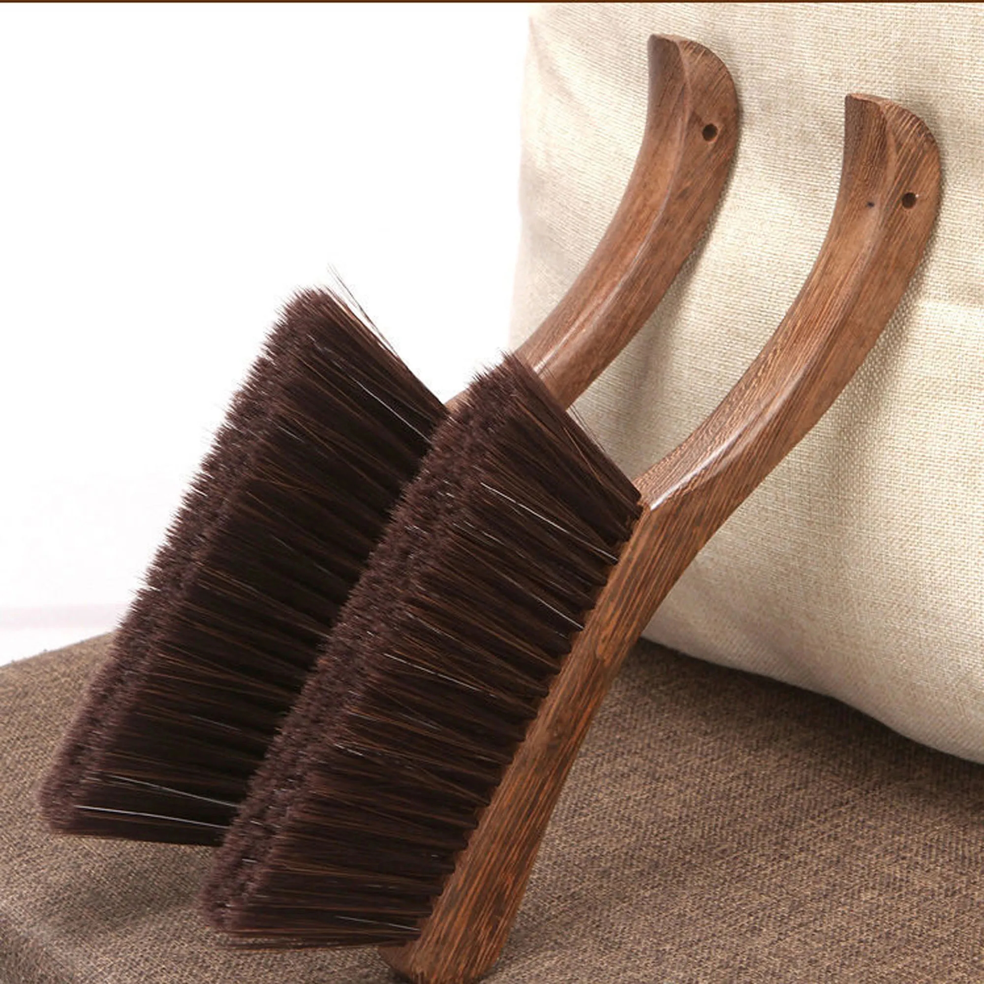 Wooden Dust Removal Brush With Logo For Home Cleaning 3