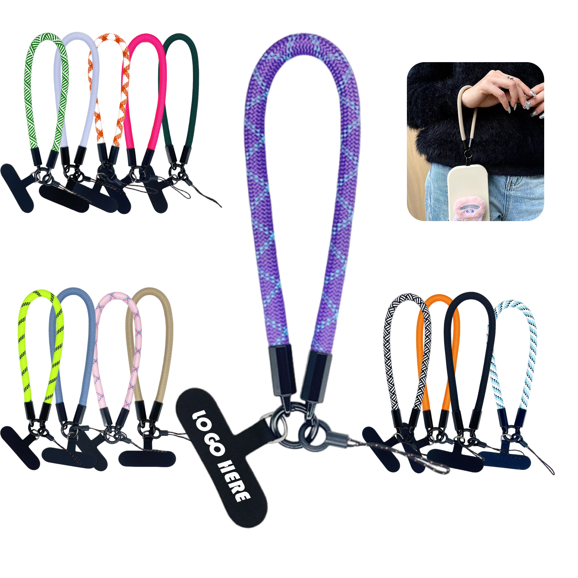 Colorful Wrist Phone Lanyard 2