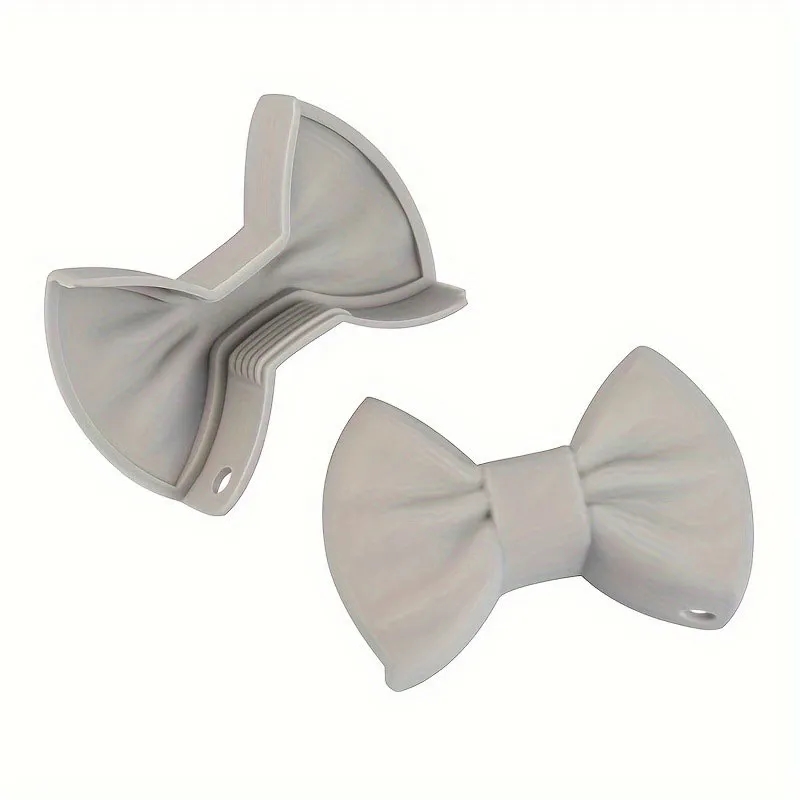 Heat Resistant Silicone Bowknot Finger Clip 3