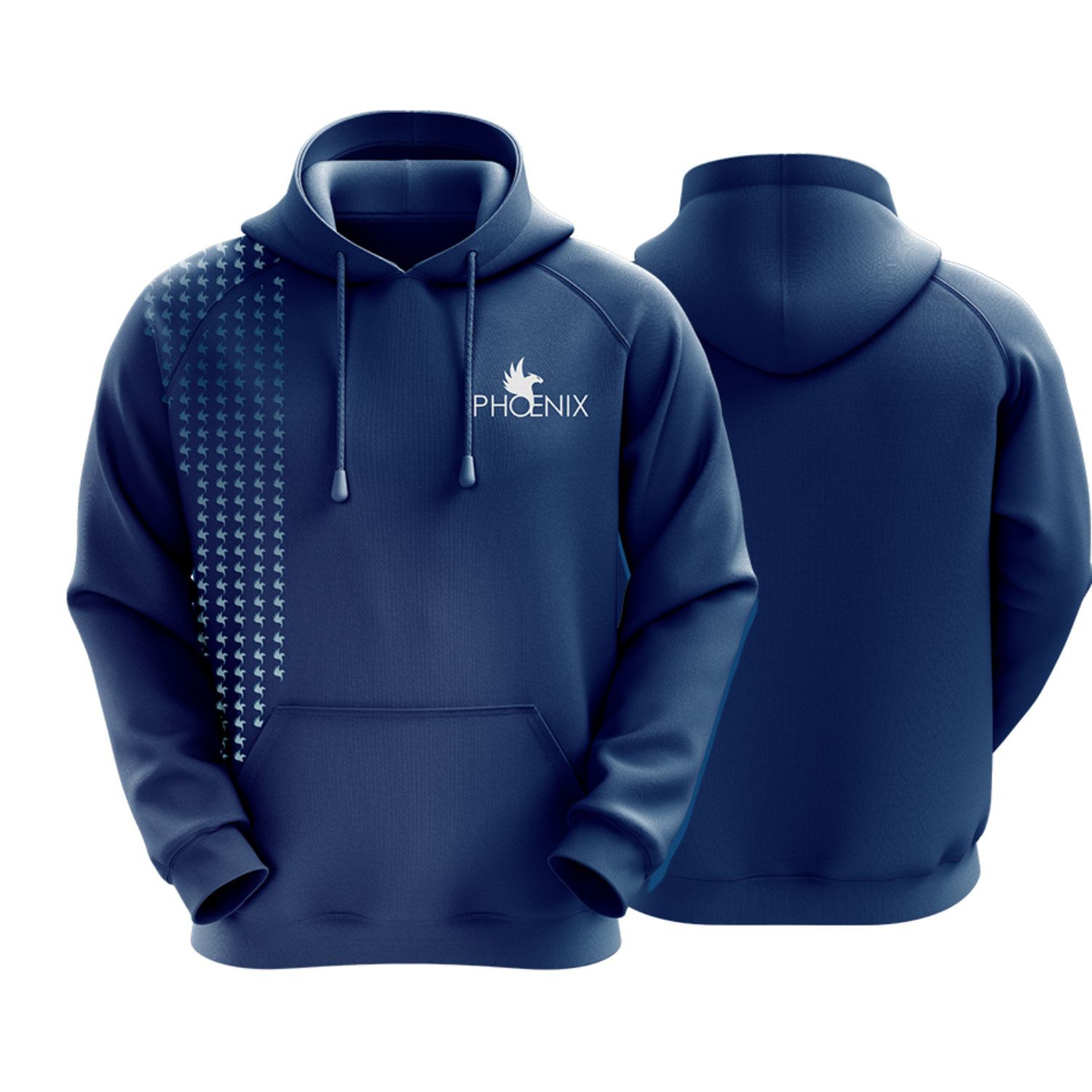 Youth 310 GSM Interlock Fleece Sublimation Pullover Hoodies w/  Kangaroo Pocket 2