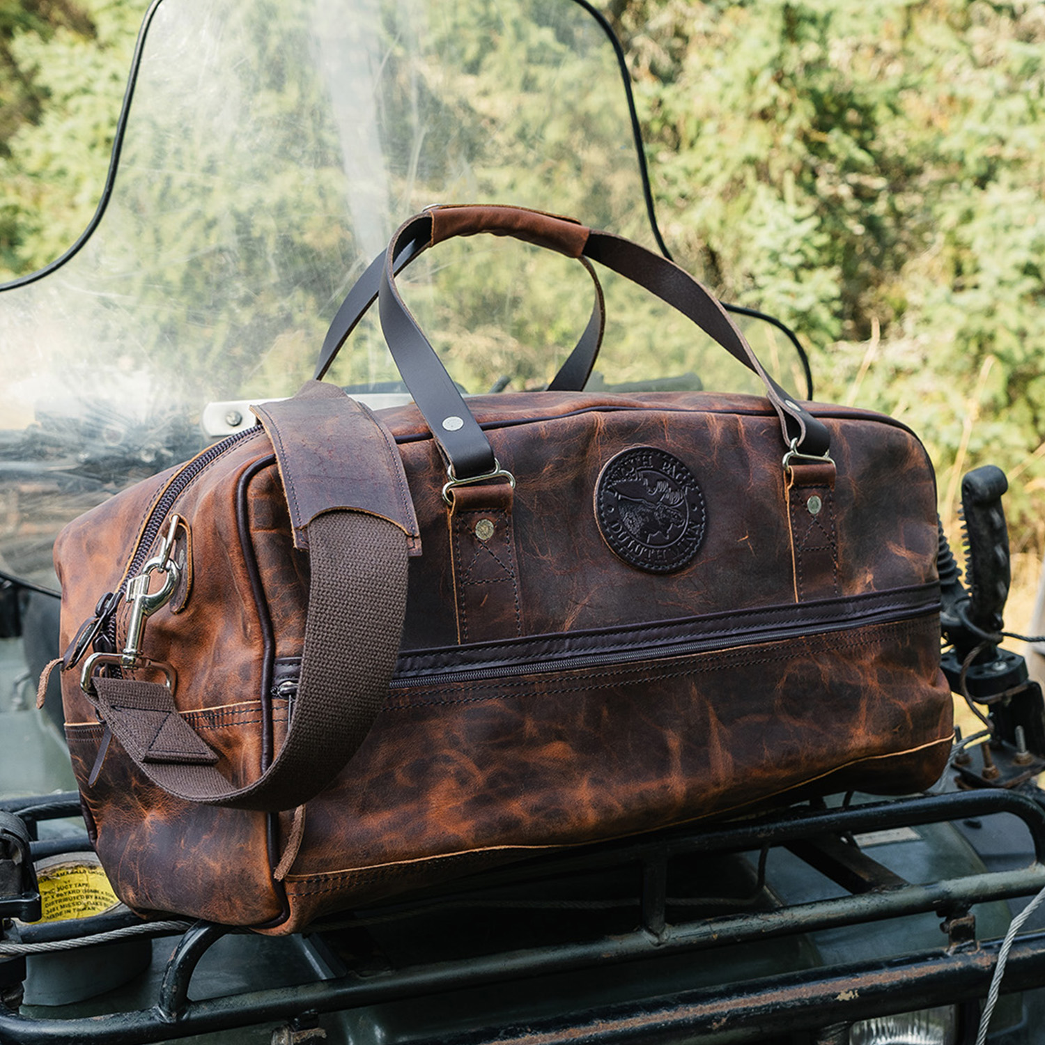 Duluth Pack™ Heritage Leather Weekender Duffel 15