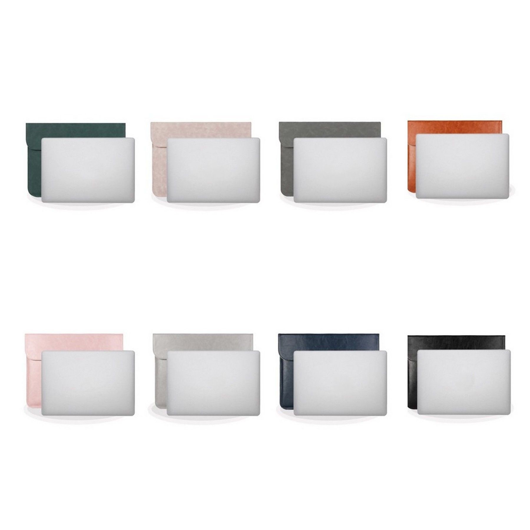 13 Inch Pu Leather Laptop Sleeve Tablet Briefcase 4
