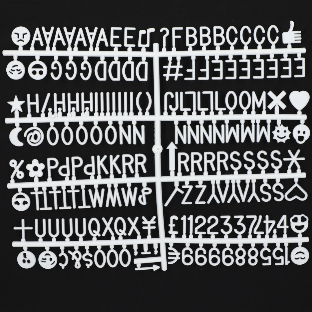 Felt Board with Letters 51