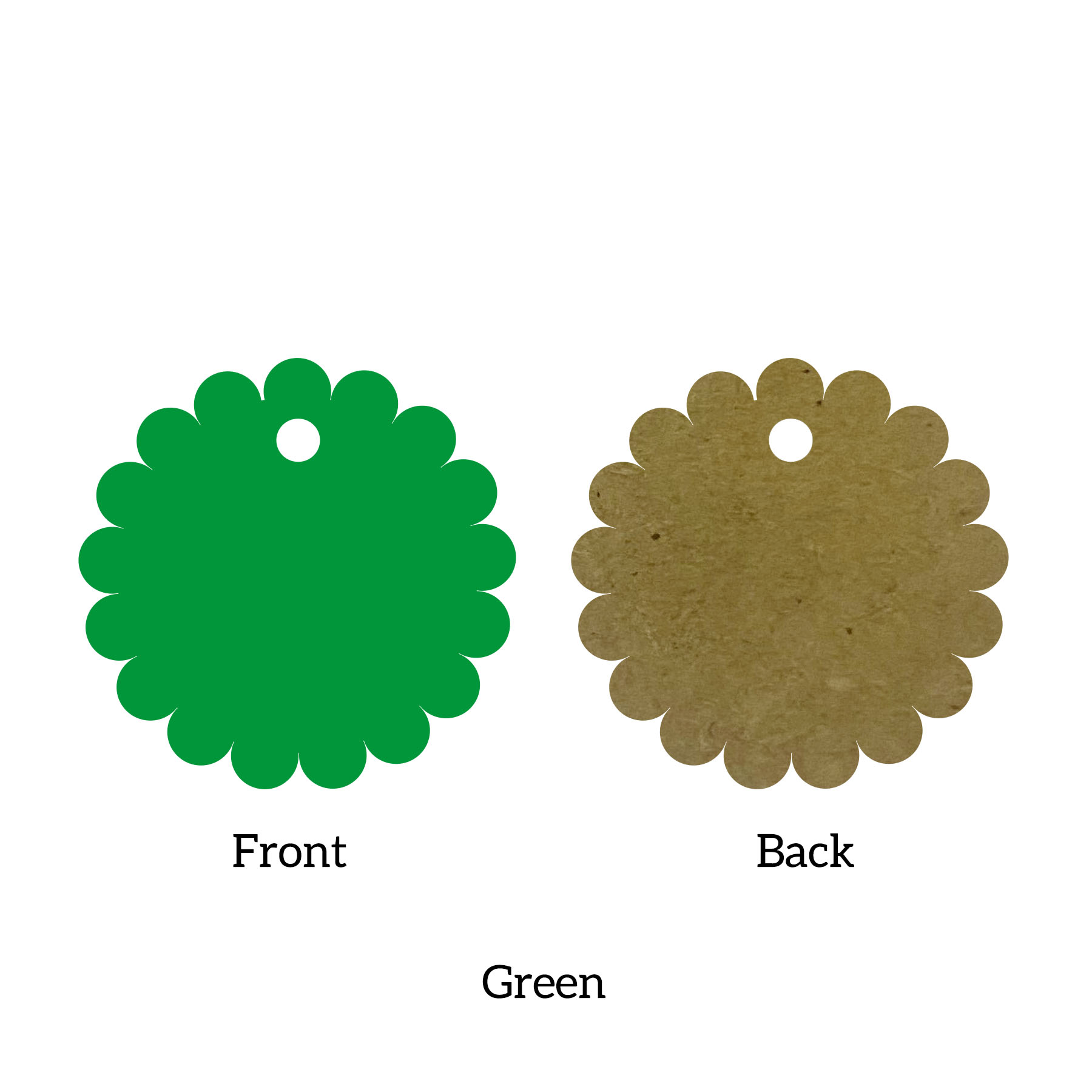 Free Shipping Solid Color Christmas Ornament - Flower 2