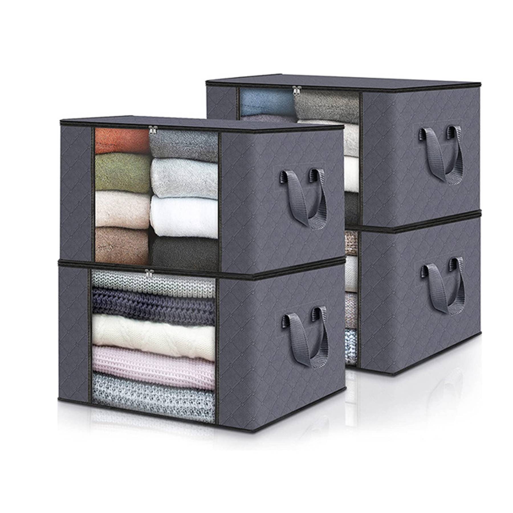 6 Pack Clothes/Blanket Foldable Storage Bags Box 3