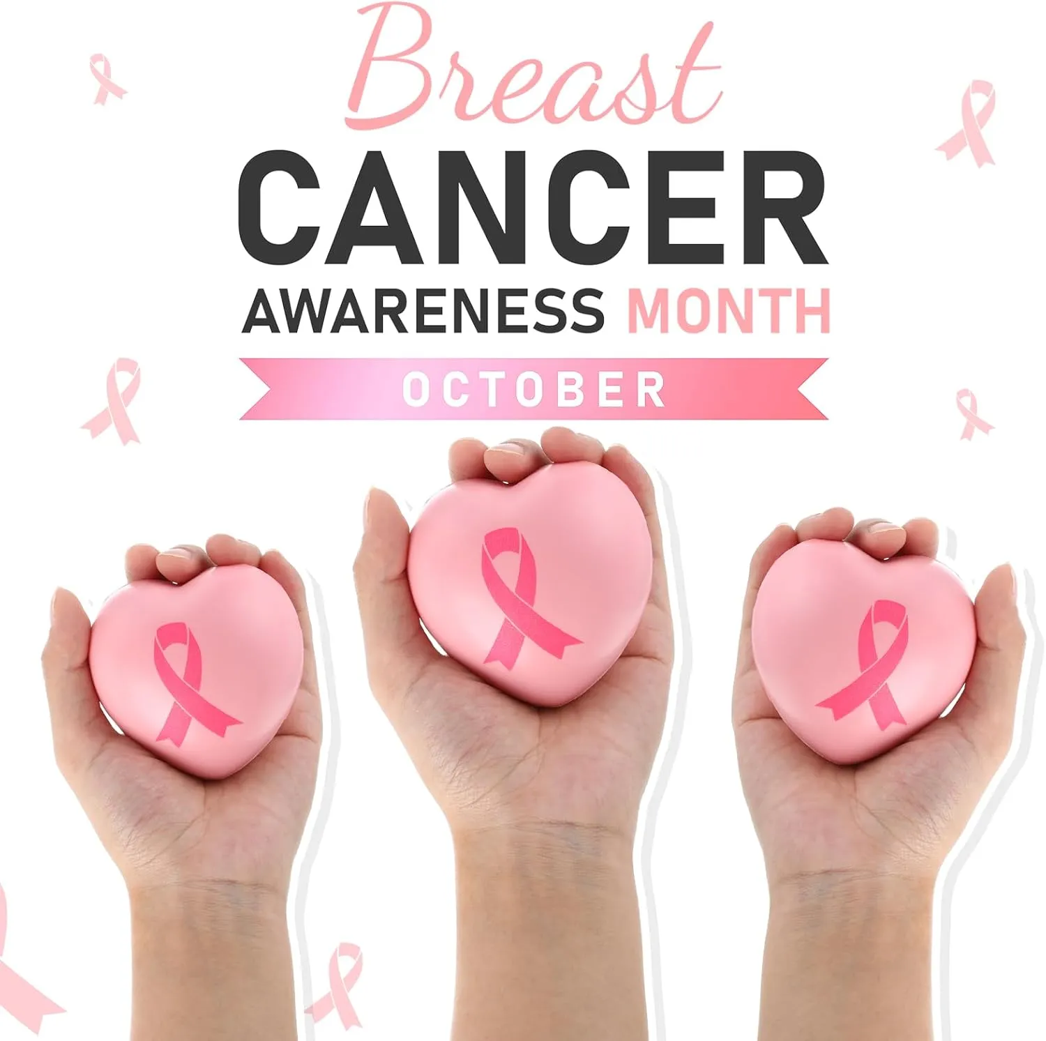 Breast Cancer Awareness Pink Ribbon Stress Ball 2