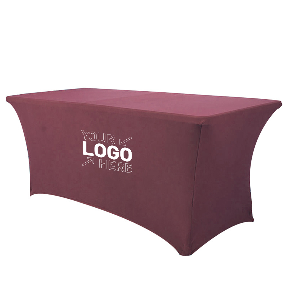 6ft Tablecloth Rectangular Spandex Table Cloth Fitted Cover 2