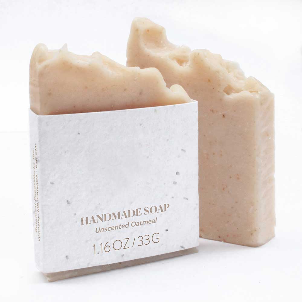 Unscented Oatmeal Soap (Half Thick) 1