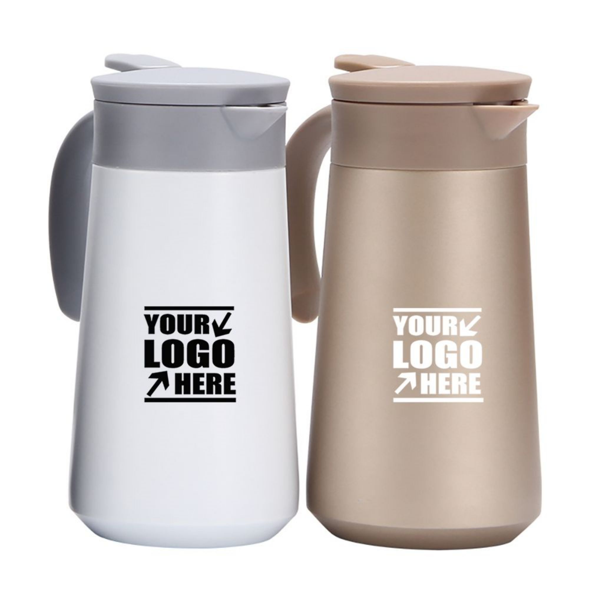 28 OZ High Capacity Stainless Steel Thermos Coffee Bottle with Handle, custom water bottle with logo imprint 3