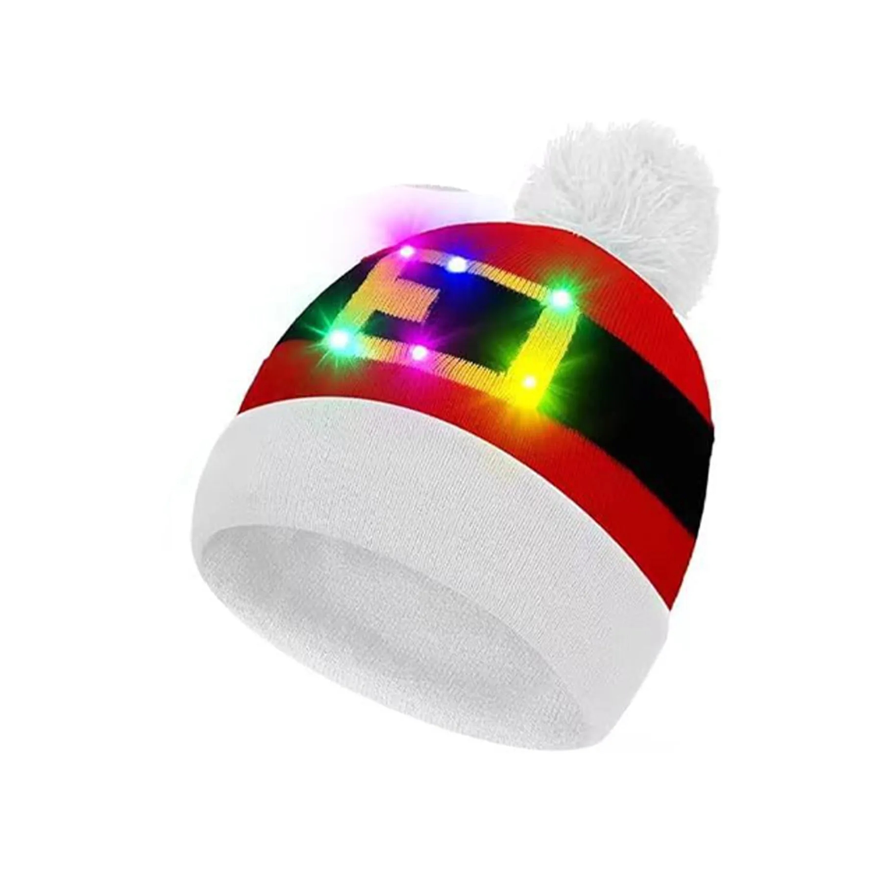 LED Light-Up Christmas Knit Beanie 6