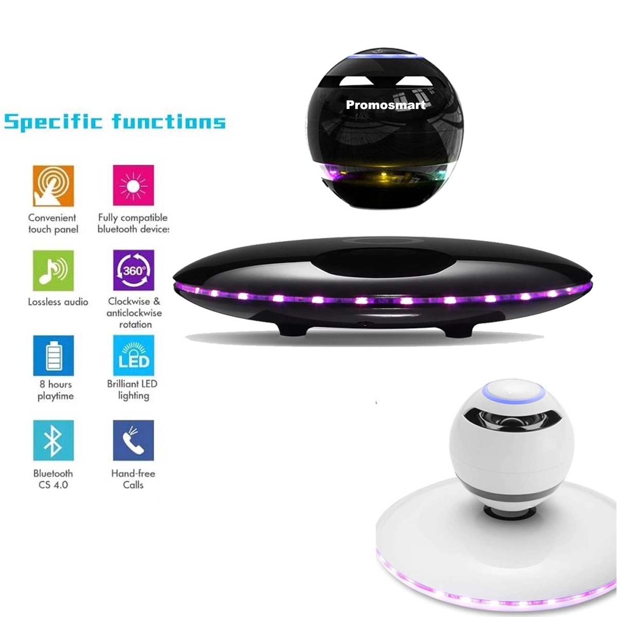 Magnetic Levitation Bluetooth Speakers 4