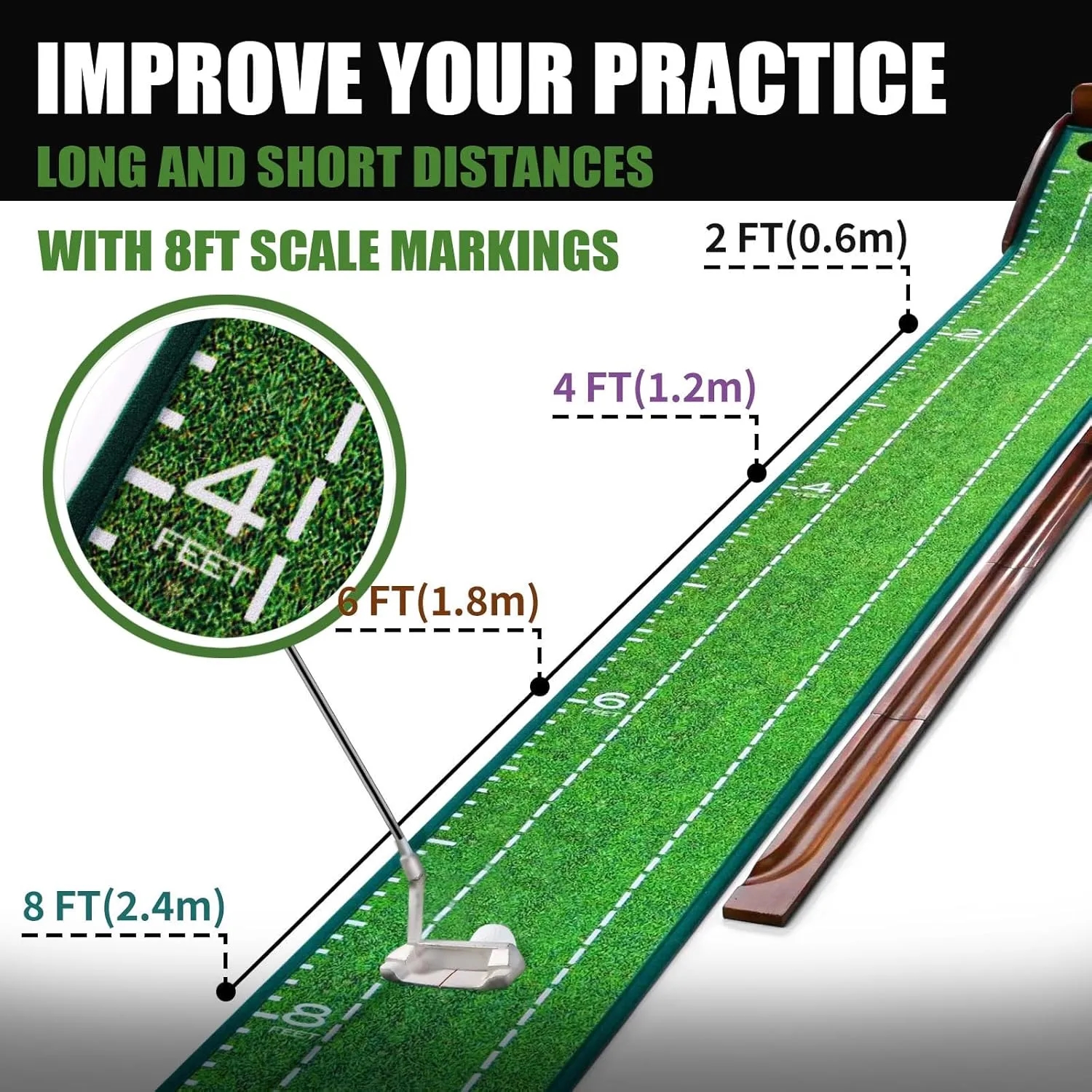 Indoor Golf Putting Mat 2