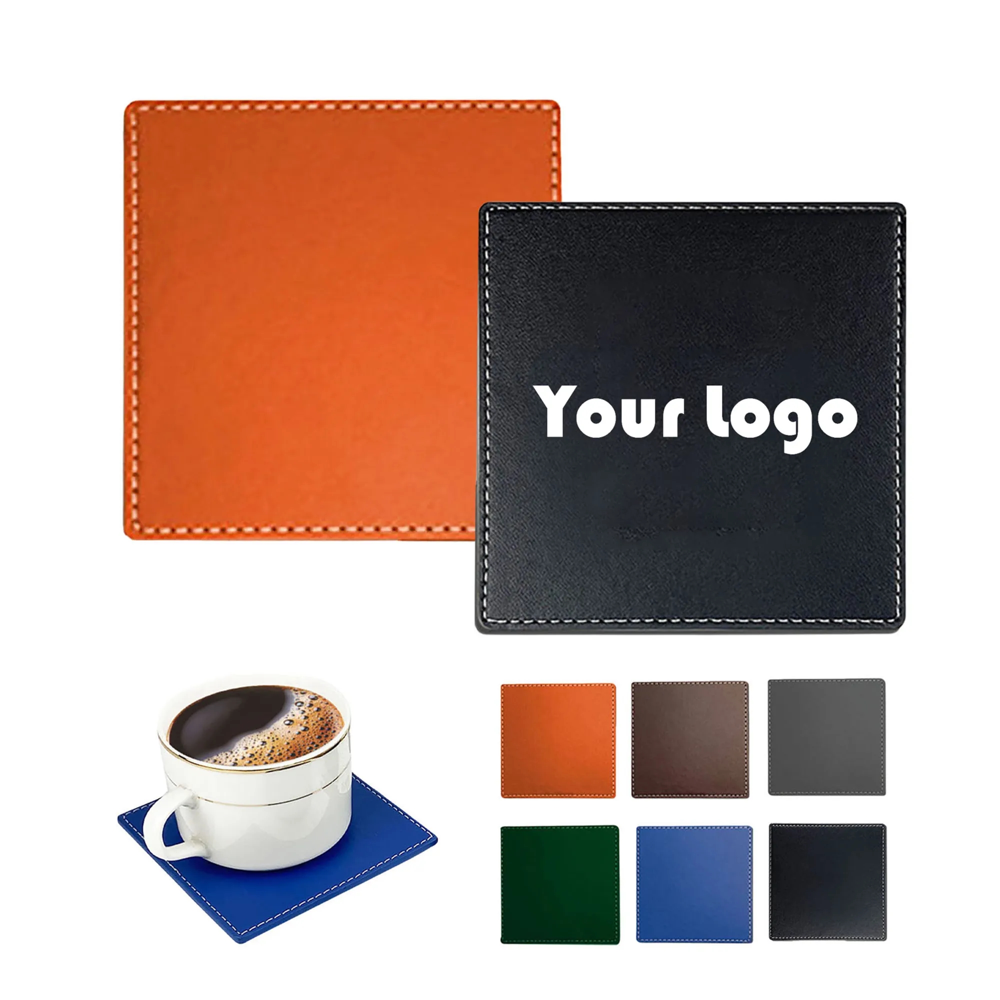 PU Leather Coaster 1