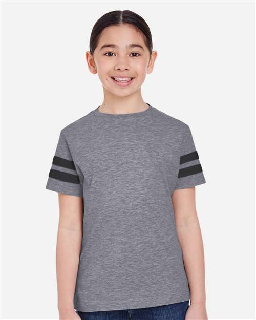 Youth Football Fine Jersey Tee - 6137 74