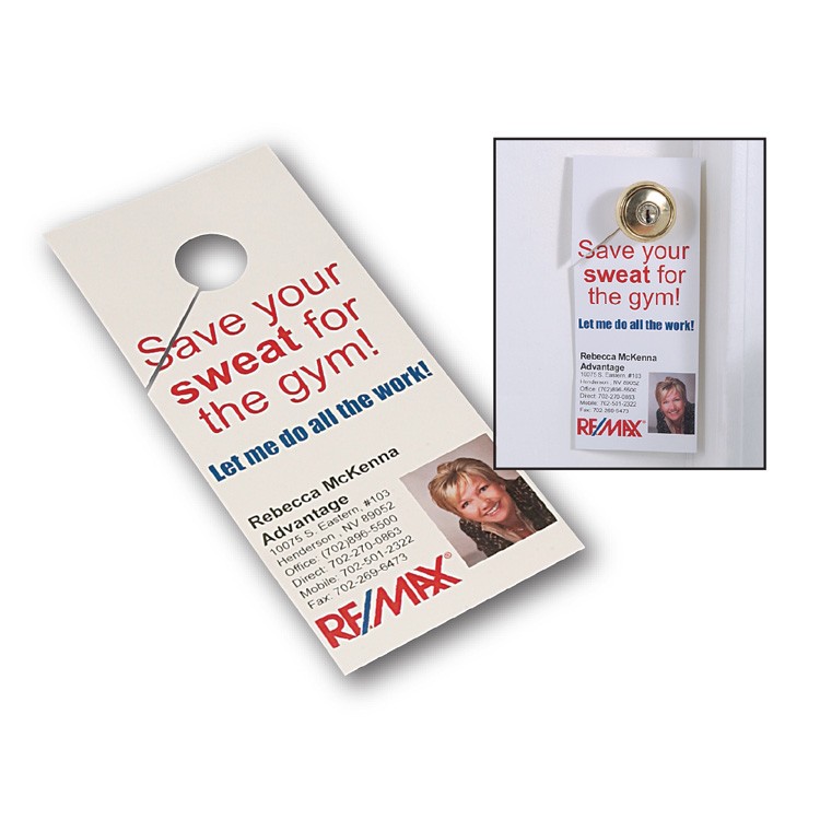 11 pt. Glossy Door Card Hangar