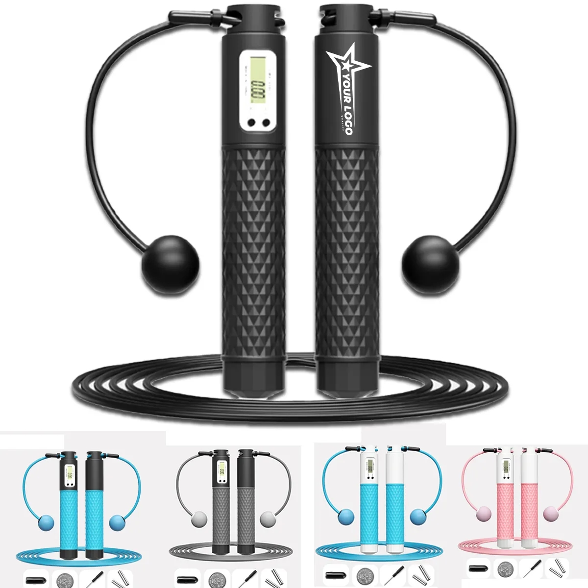 Cordless Weighted Smart Counting Dual-Purpose Jump Rope 2