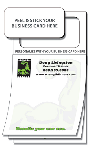 Magnetic Scratch Pad / Notepad (MBC) - 3.5x6.25 50-Sheet Custom Design 3