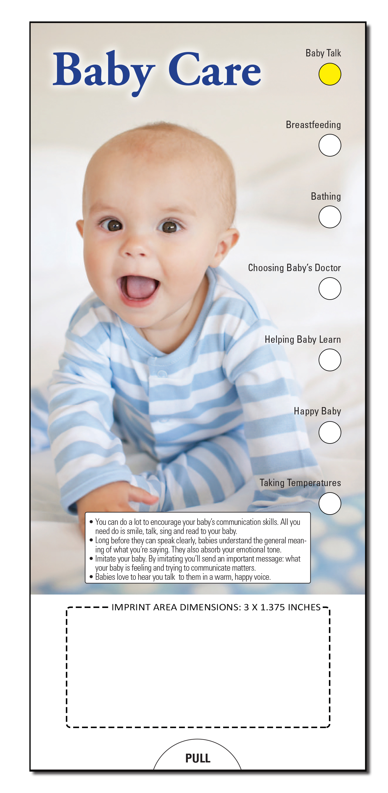 SLIDE CHART - Baby Care Slide Chart 3