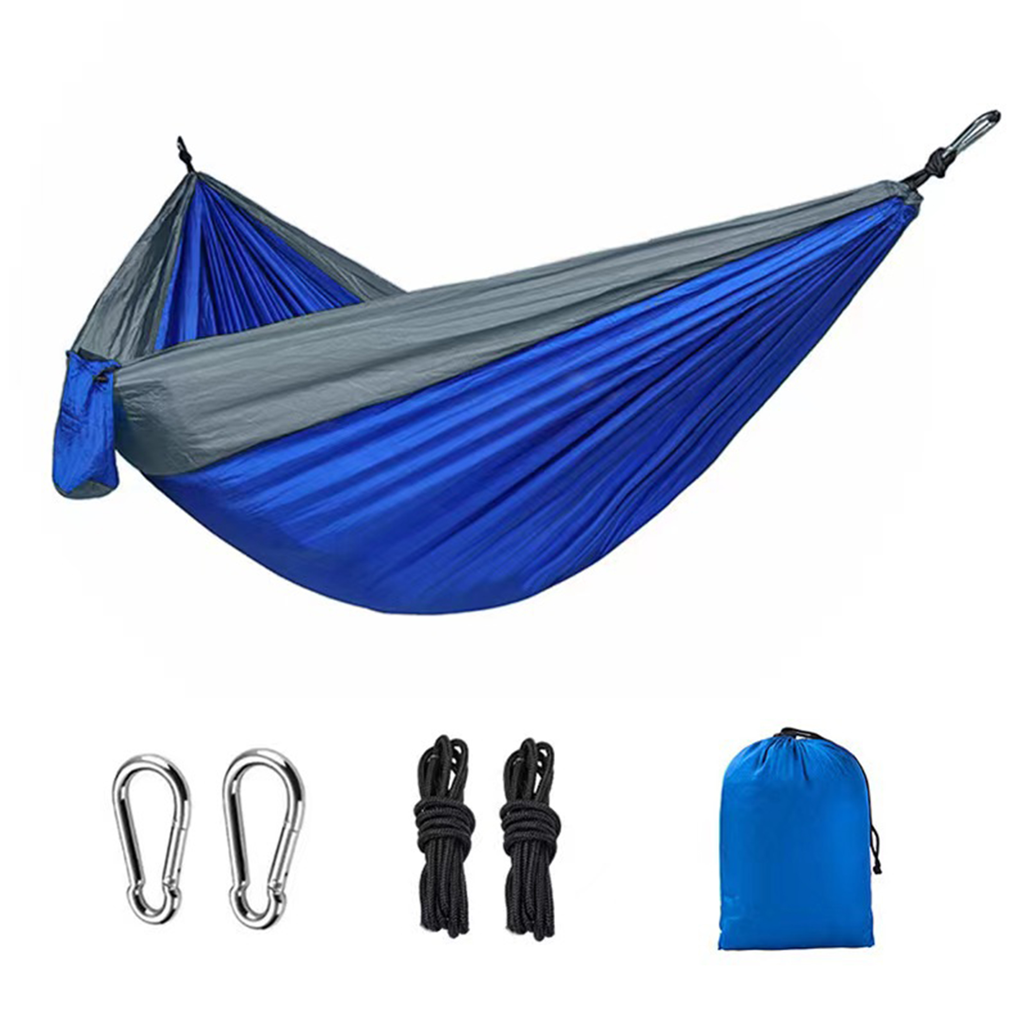 210T Nylon Portable Camping Hammock 106" Length x 55" Width 9