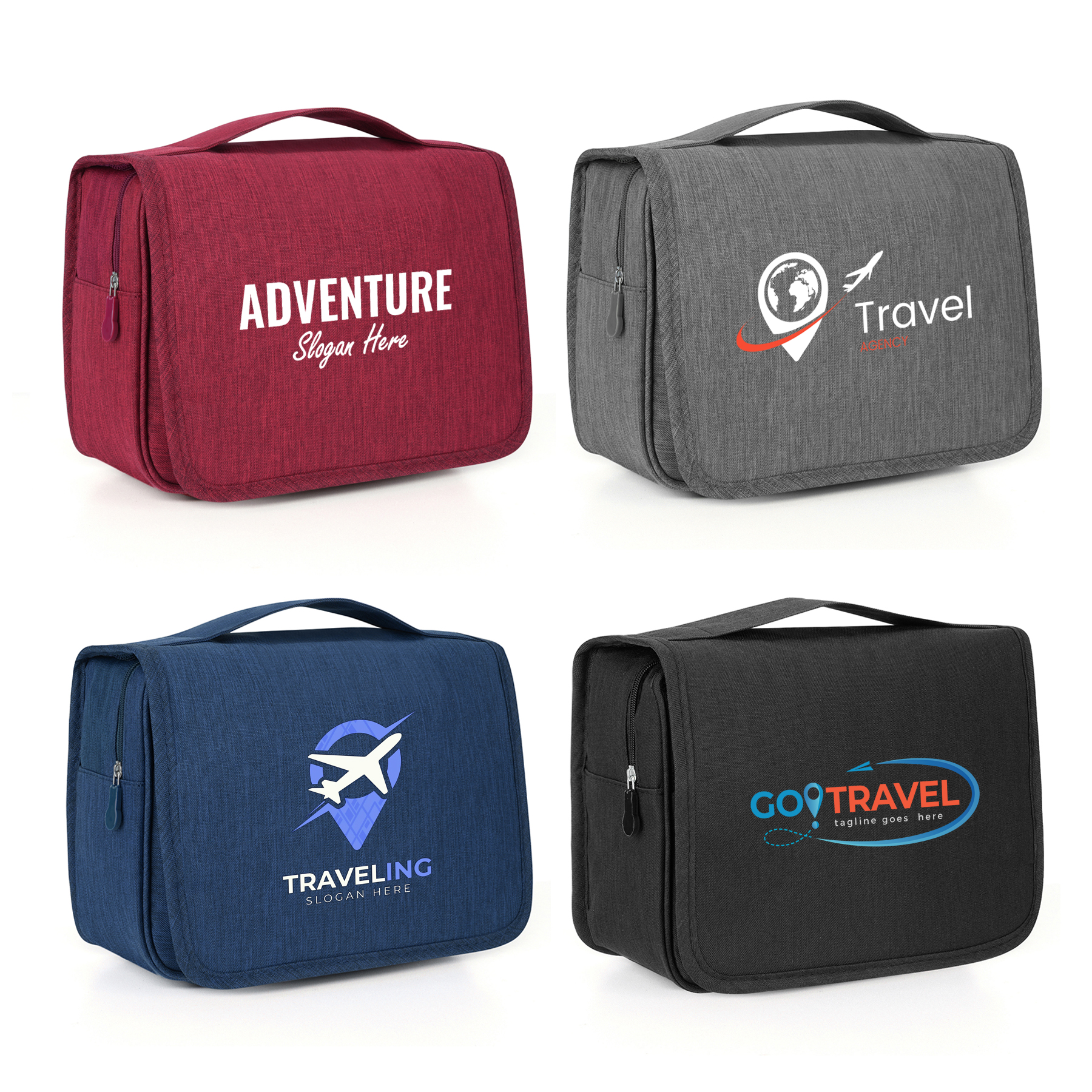 Water-Resistant Hanging Travel Toiletry Bag 14