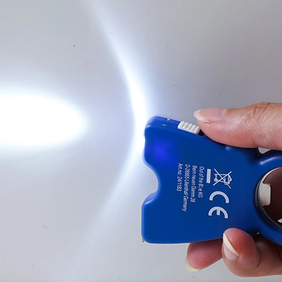 4 In 1 Keychain W/ Bottle Opener LED Light Measuring Tape 5
