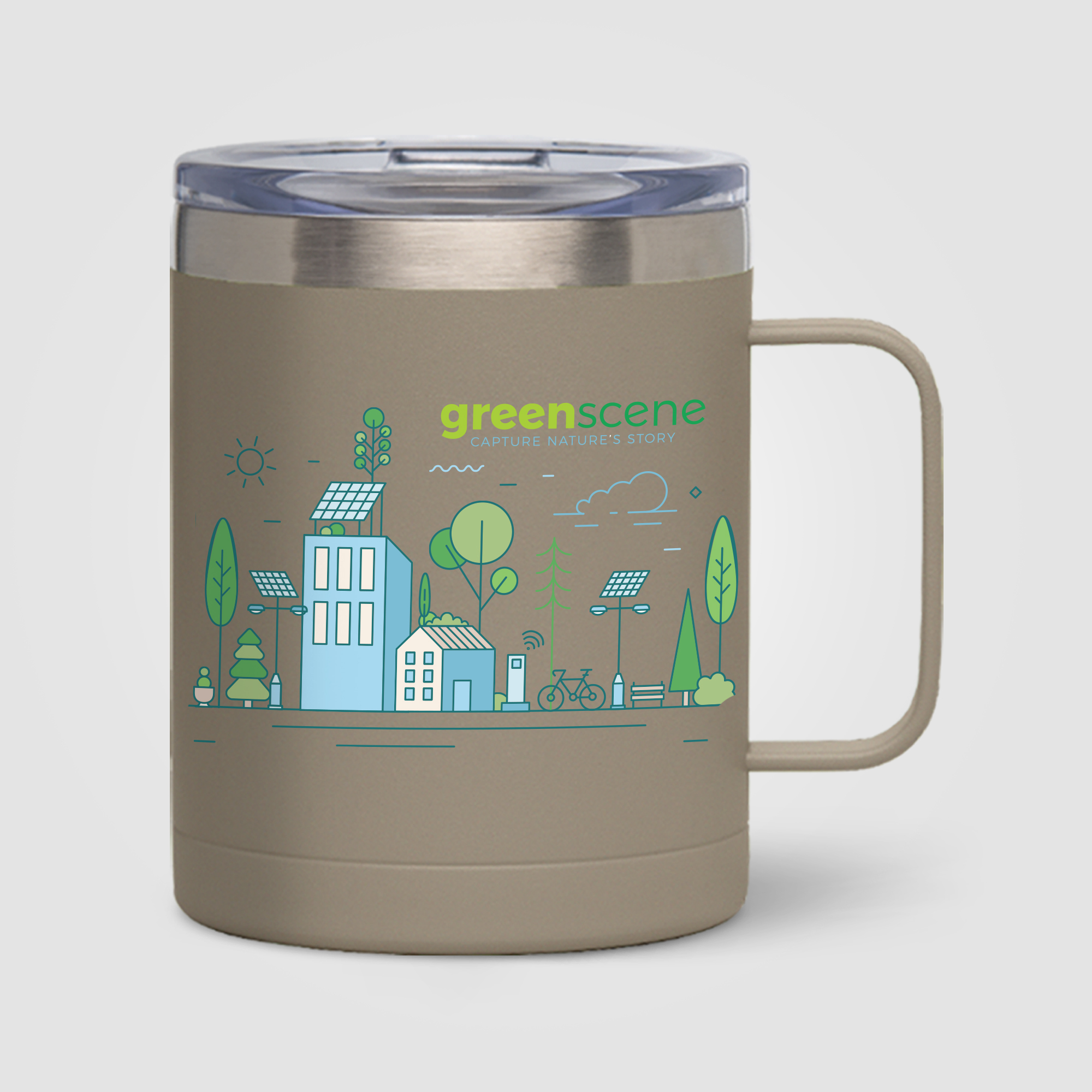 Glamping - 14 oz. Double-Wall Stainless Mug 25