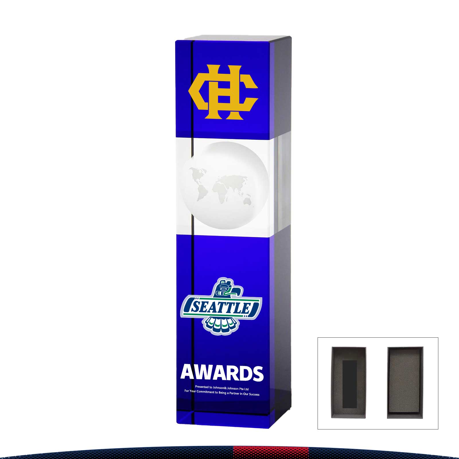 Genet Rectangular Block Award 1
