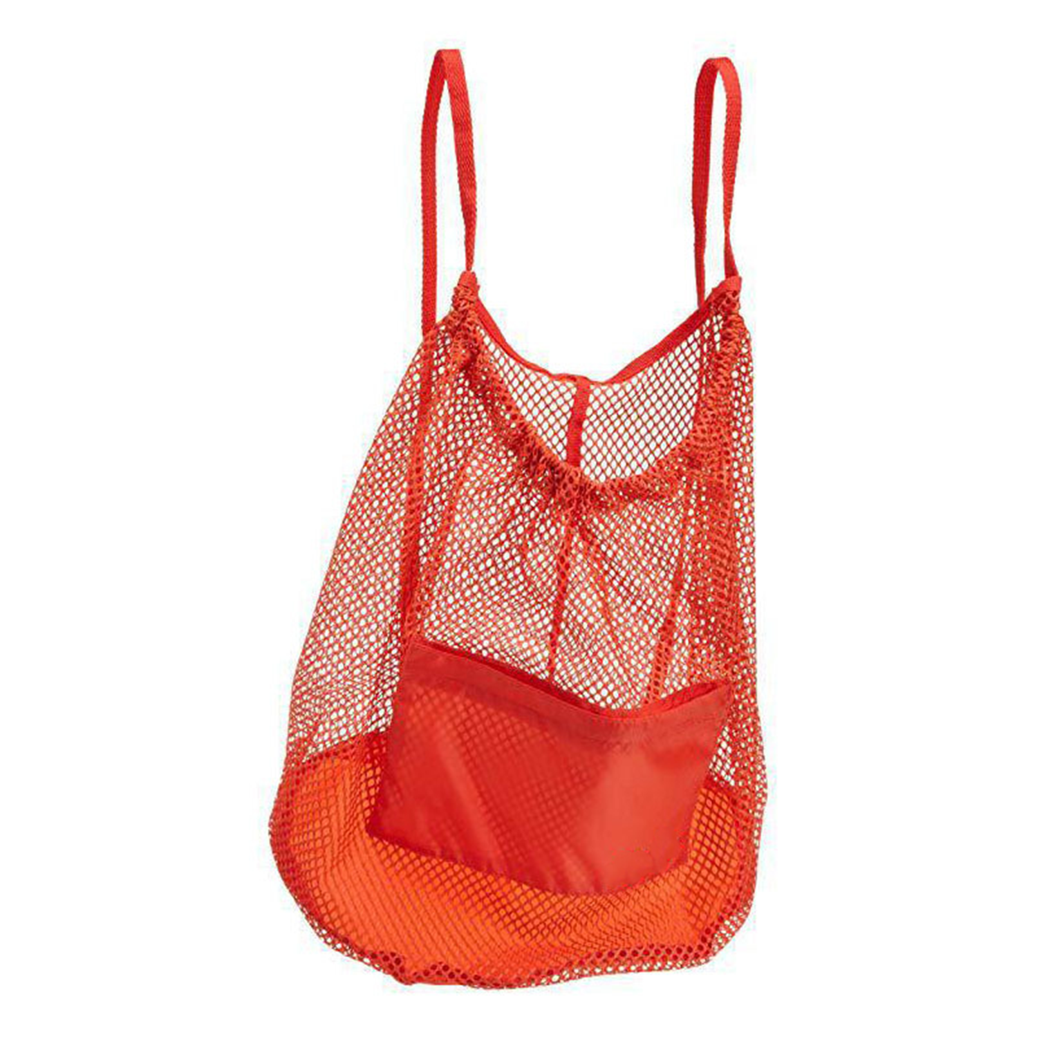 Nylon Mesh Drawstring Gym & SportsBackpack W/ Zipper Pocket 1