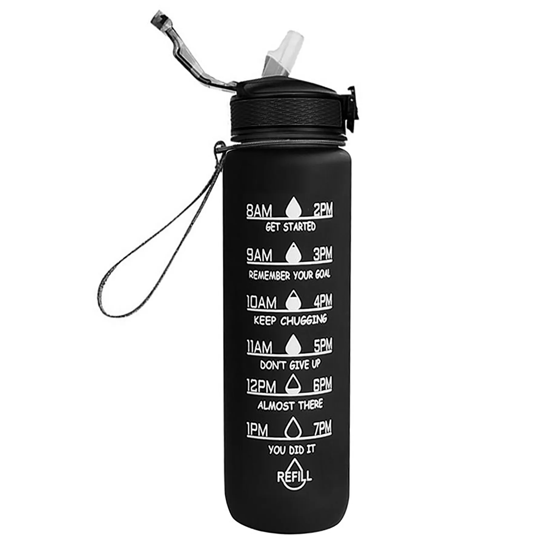 Sports Water Bottle with Time Marker 4