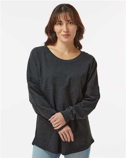 Women's Pom Pom Long Sleeve Jersey T-Shirt - BW3514 36