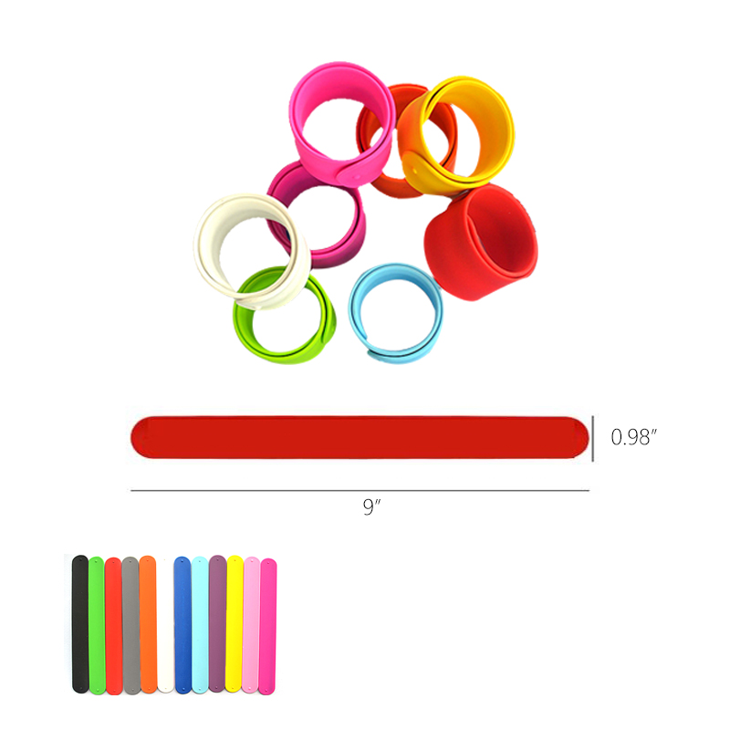 Silicone Slap Bracelets 1