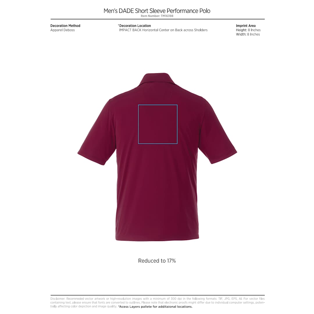 Men's DADE Short Sleeve Polo 194