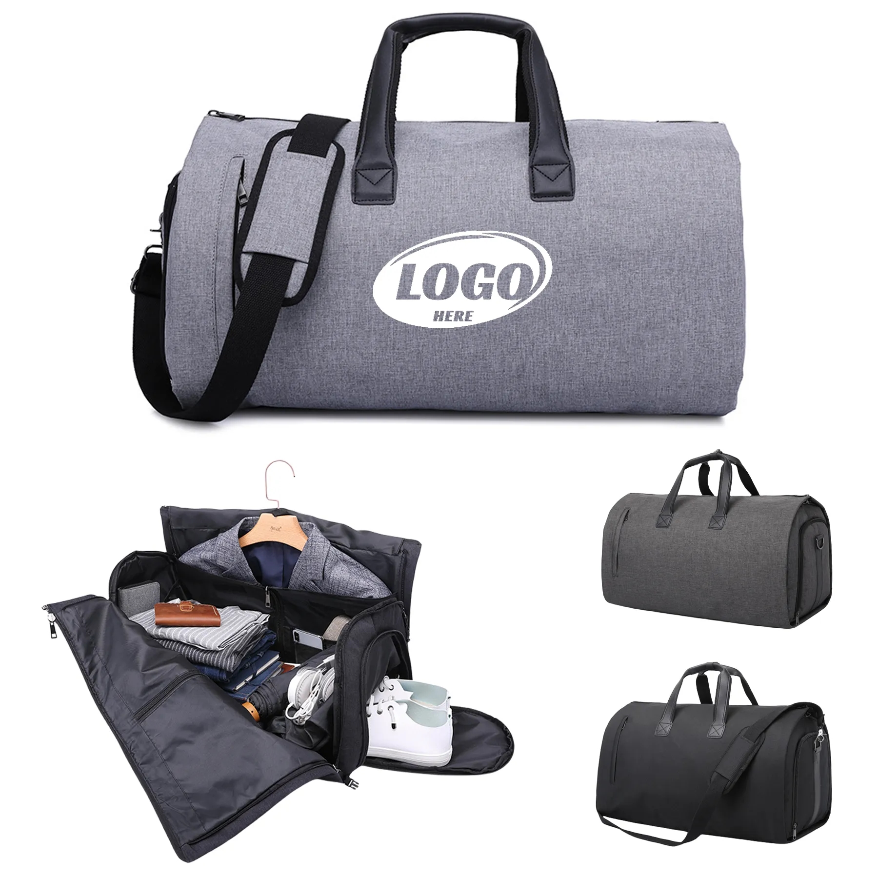 Convertible Garment Bag with Shoulder Strap 2