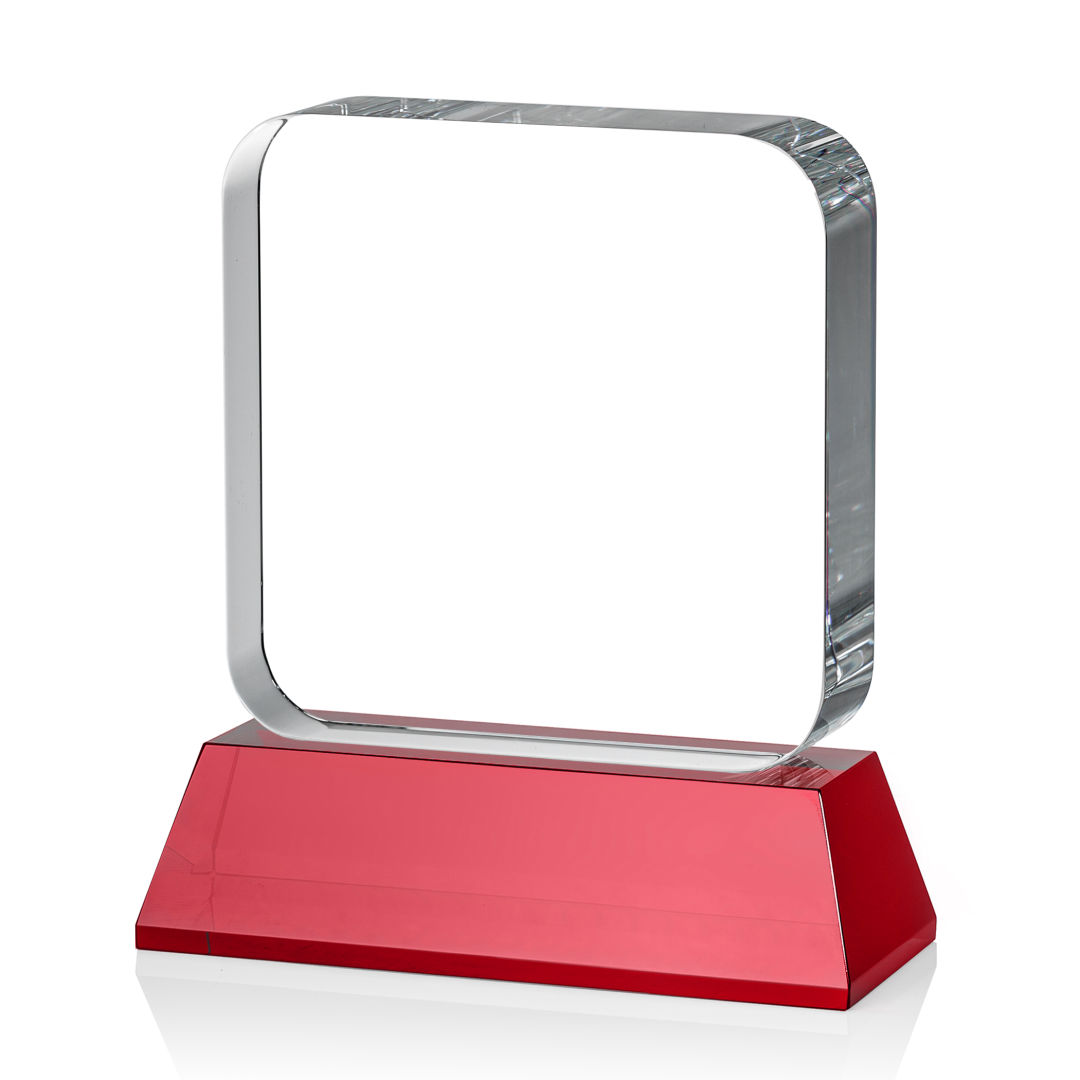 Flamborough VividPrint™ Award on Base - Red 10