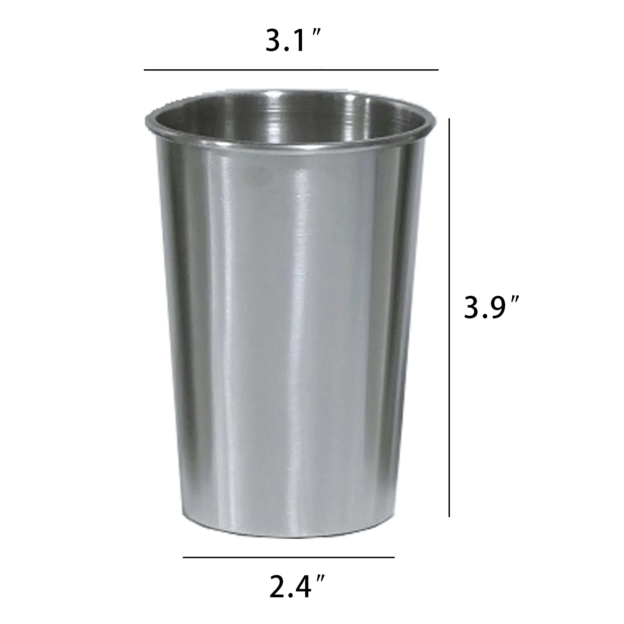 12oz Stainless Steel Beer Cup 2
