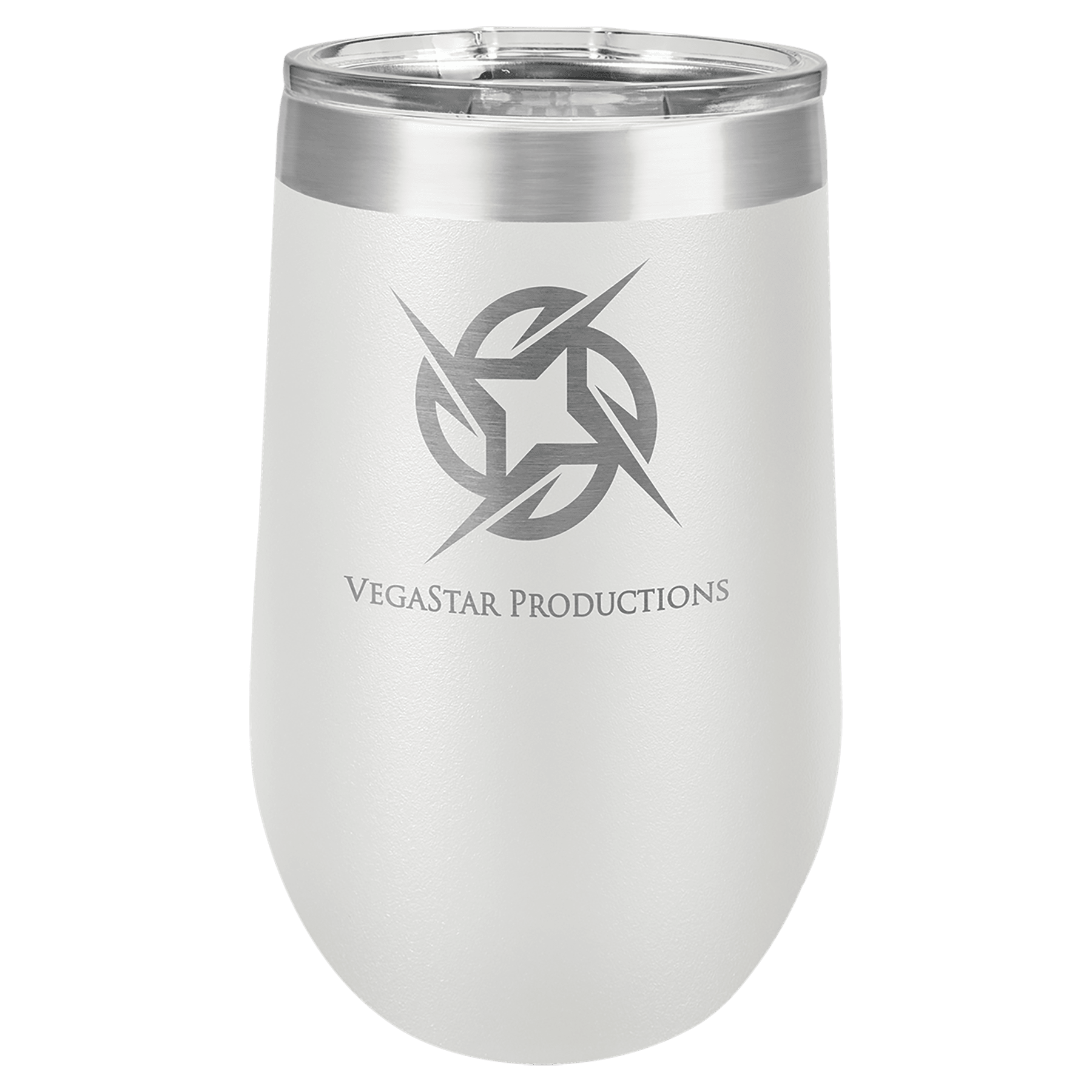 Polar Camel 16 oz. White Vacuum Insulated Stemless Tumbler with Lid 2