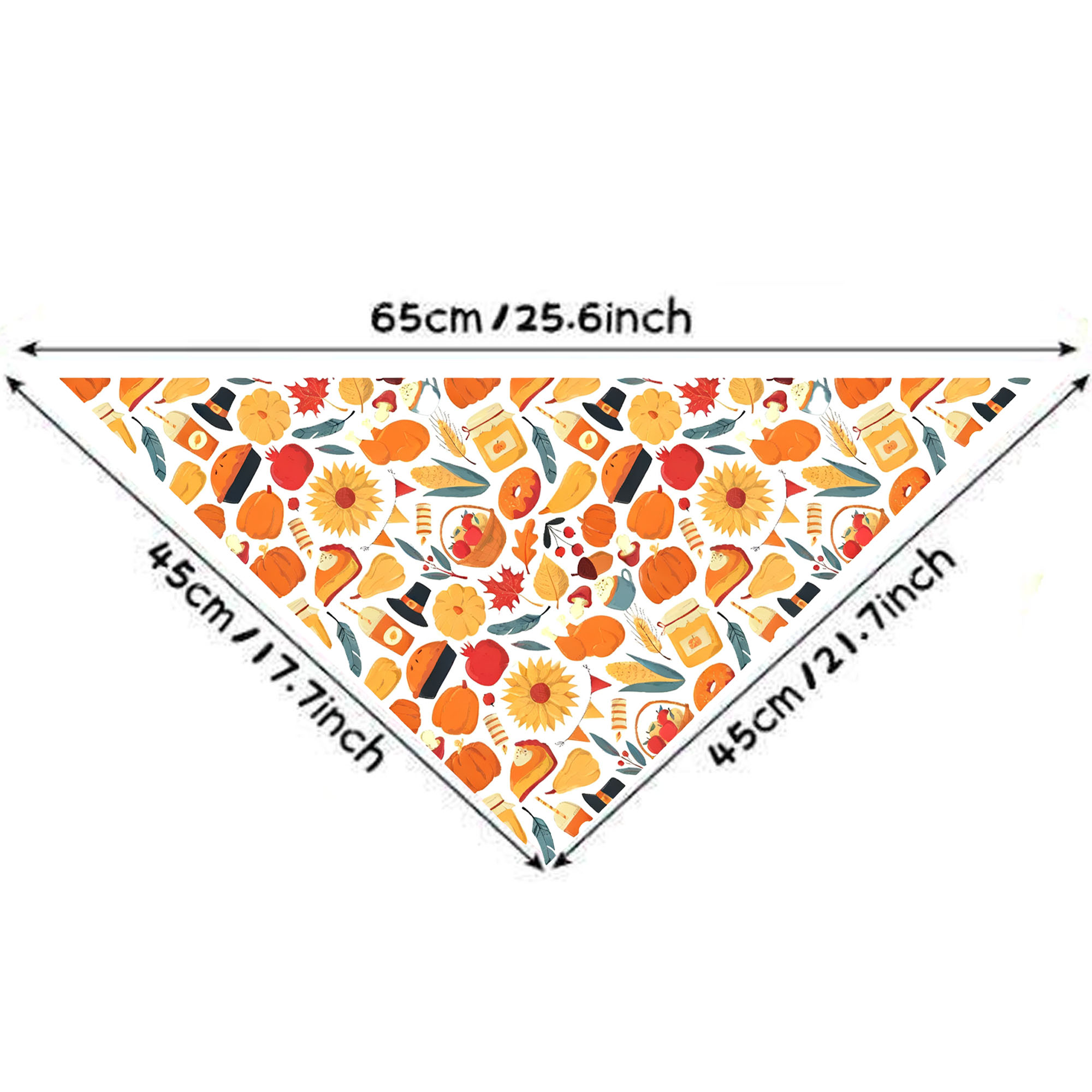 Full-Color Custom Festive Pet Bandana 3