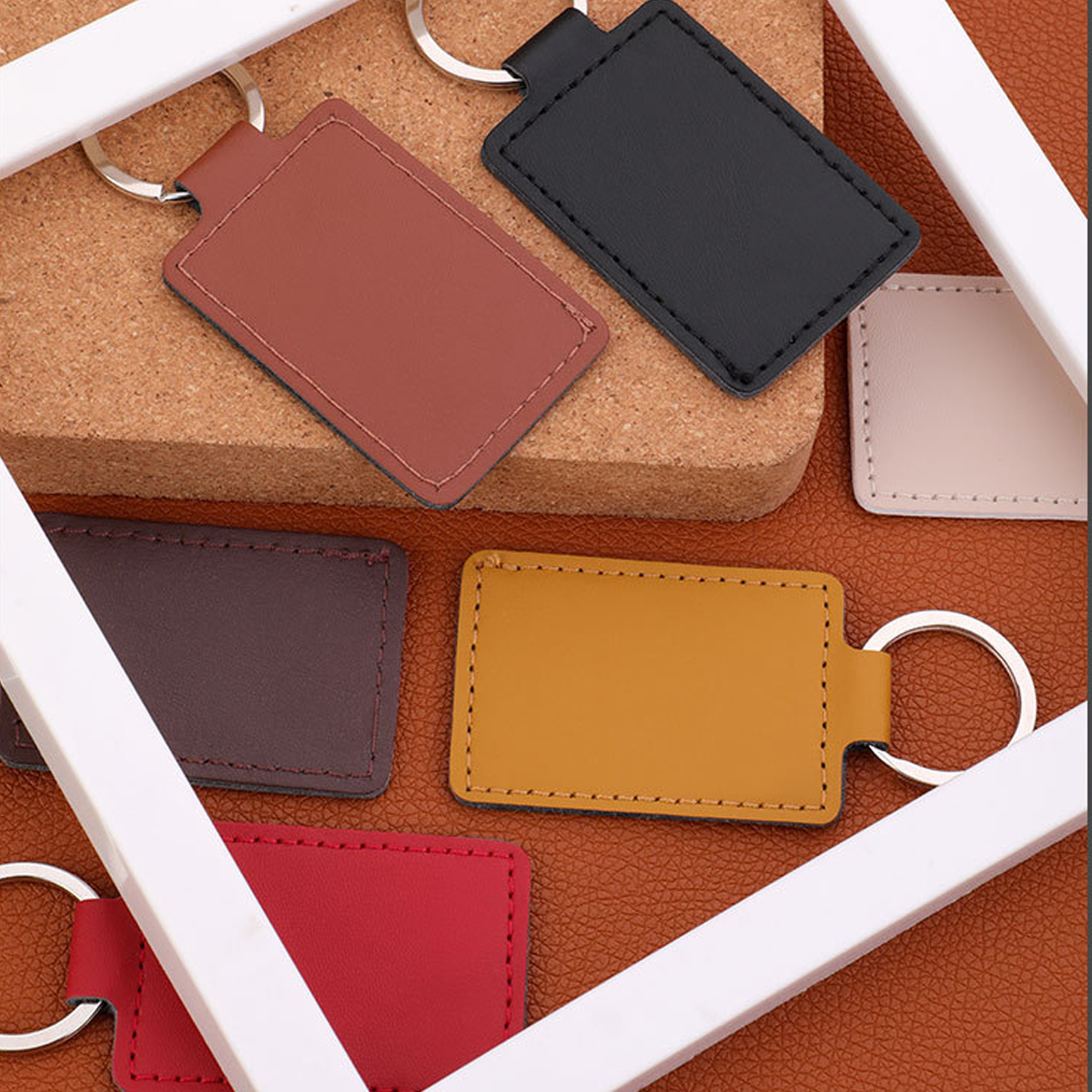 PU Leather Keychain 6