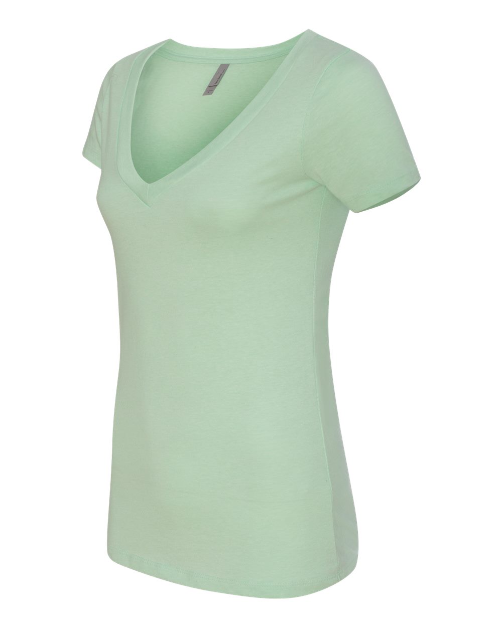Women's CVC Deep V-Neck Tee - 6640 22