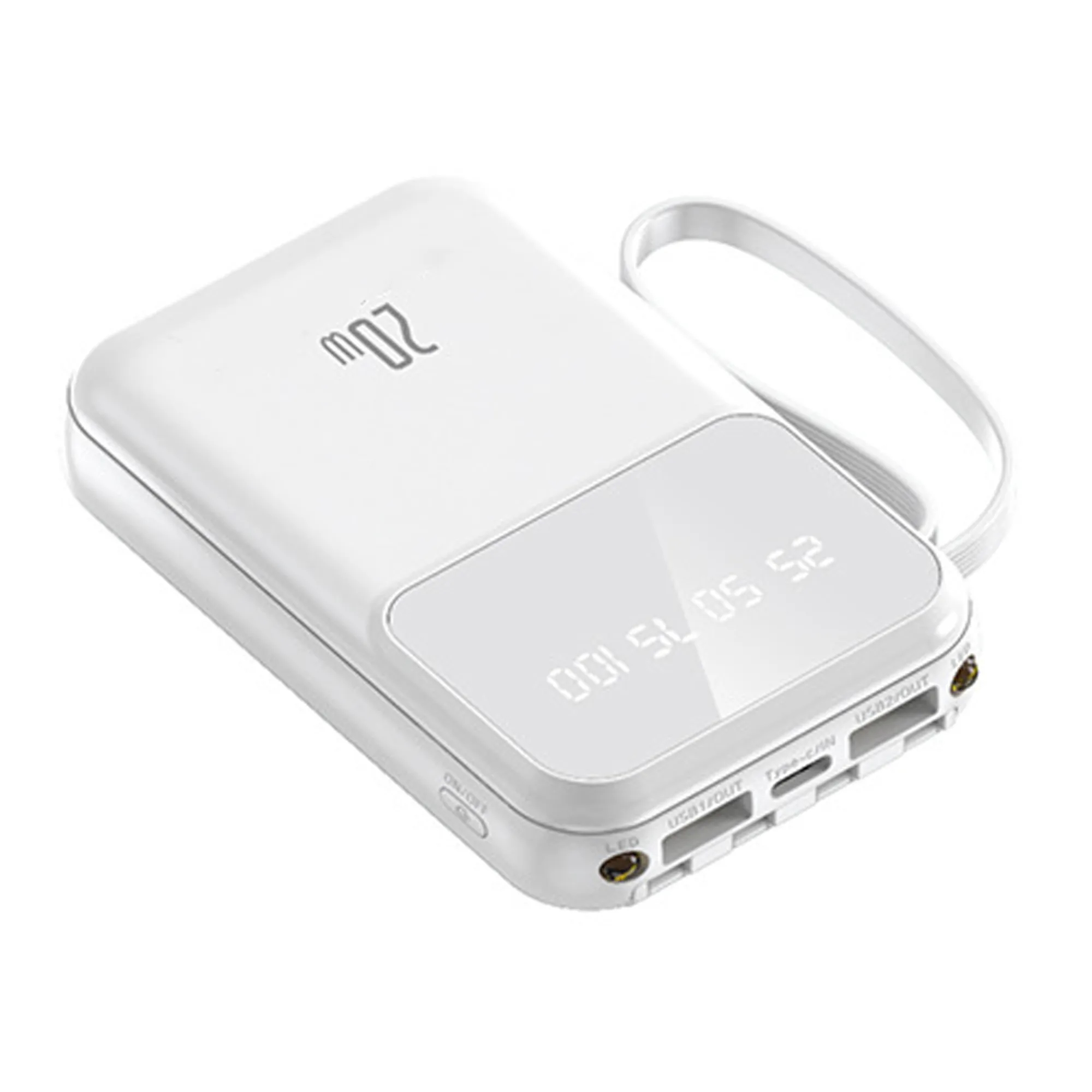 Customized Logo Built In Charging Cable Mobile Power Gift 5