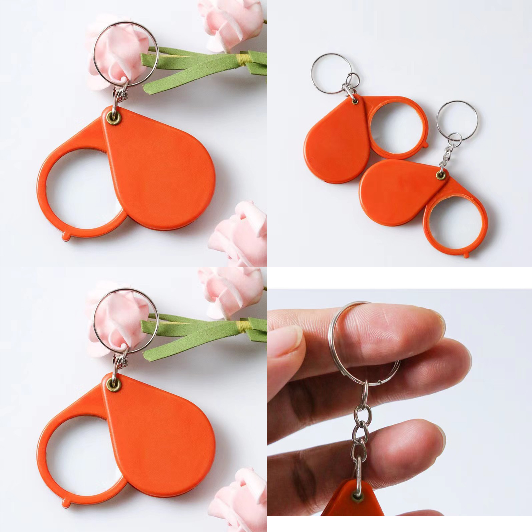Convenient Magnifier Keychain
