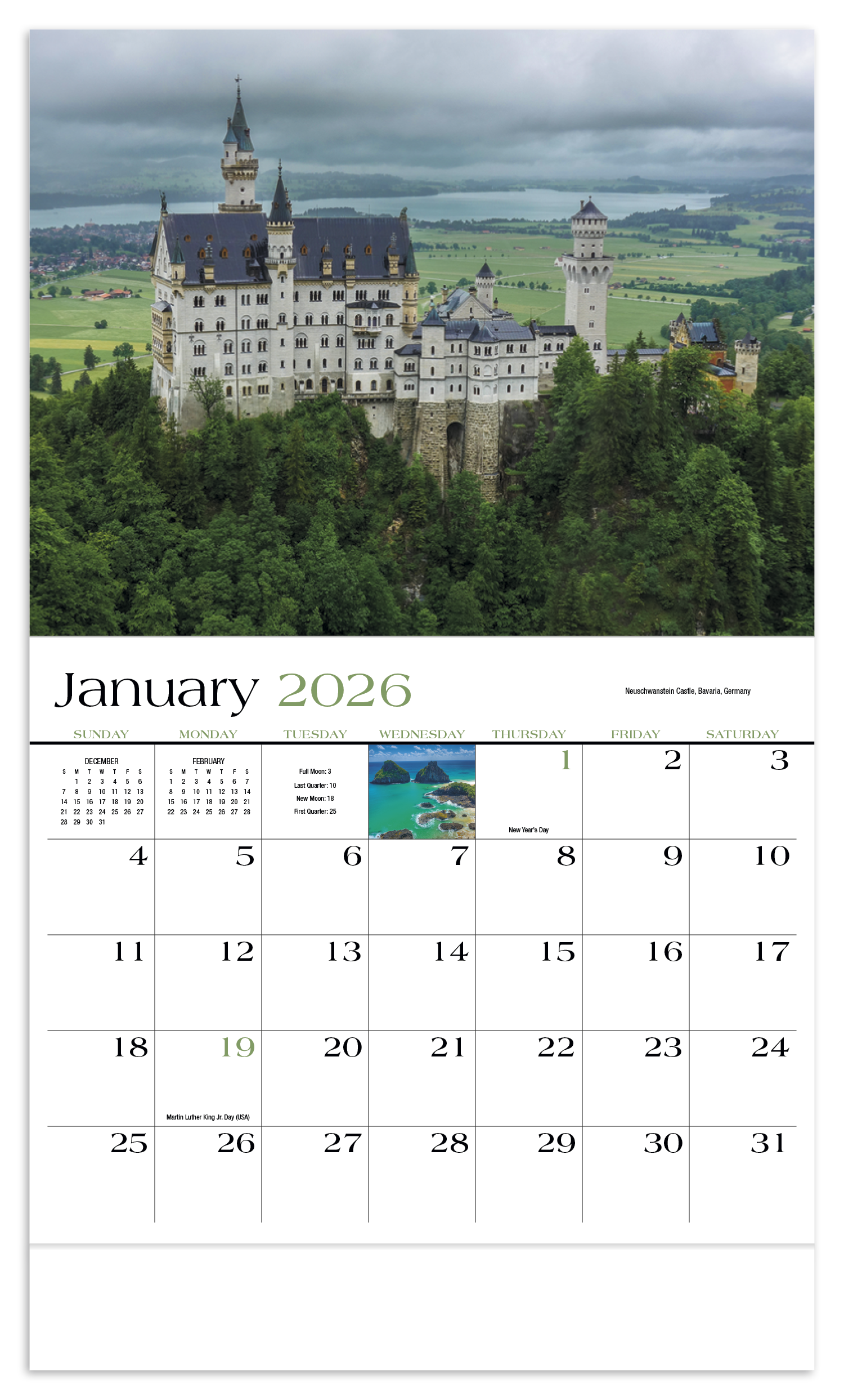 HotLine® Products Destination Dreams® Appointment Calendar - Stapled 42