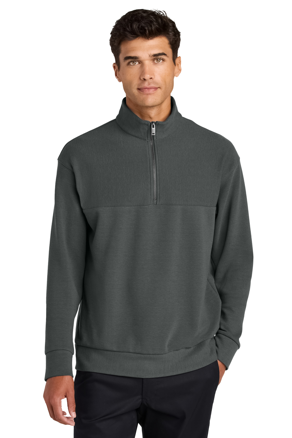 Mercer+Mettle Linear Texture 1/4-Zip MM3040 26