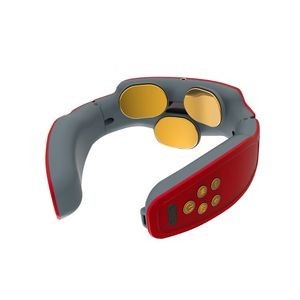 Rechargeable Electric Pulse Neck Massager With Magnetic Pads 4