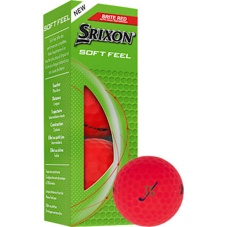 Srixon Soft Feel BRITE Golf Balls - 3 Pack 63