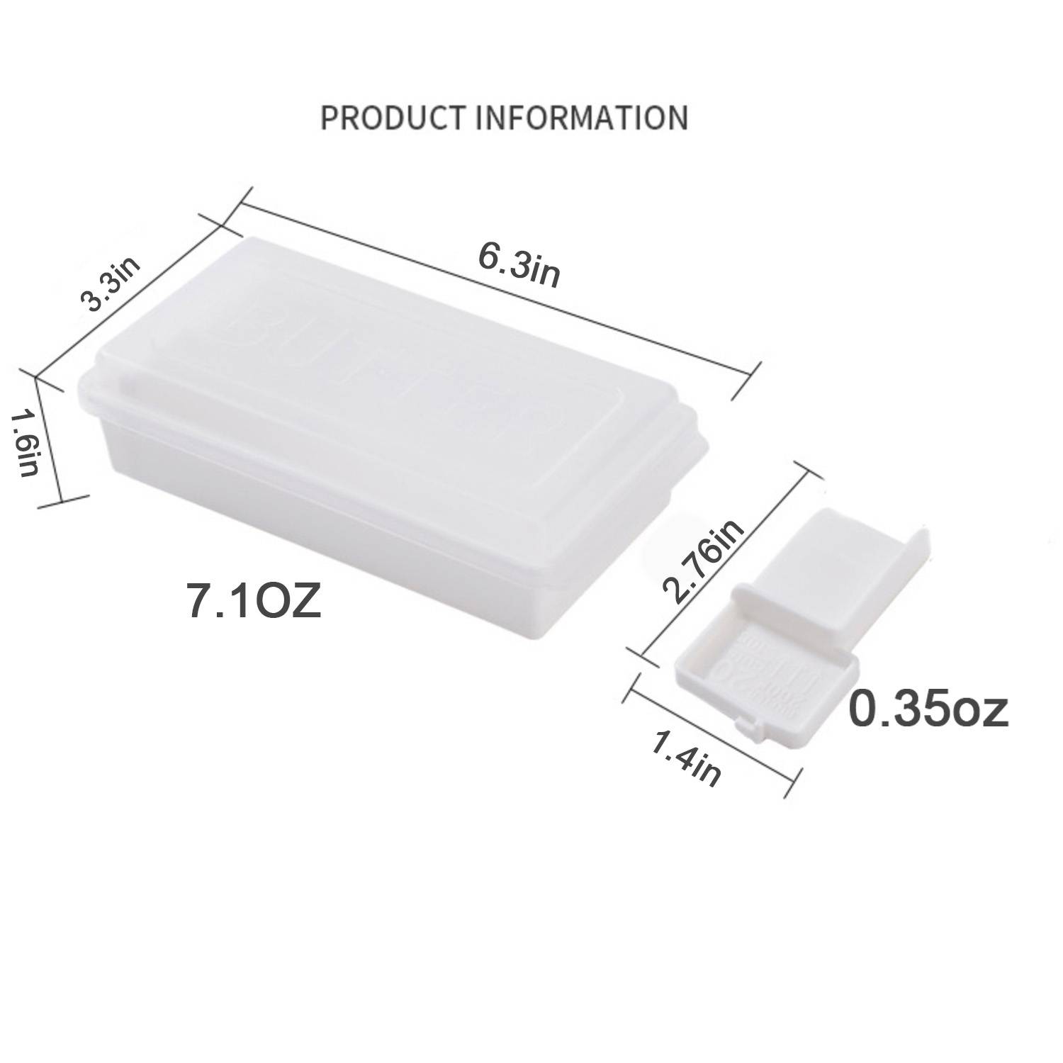 Butter Cutting Storage Box Keeper Try for Refrigerator 2