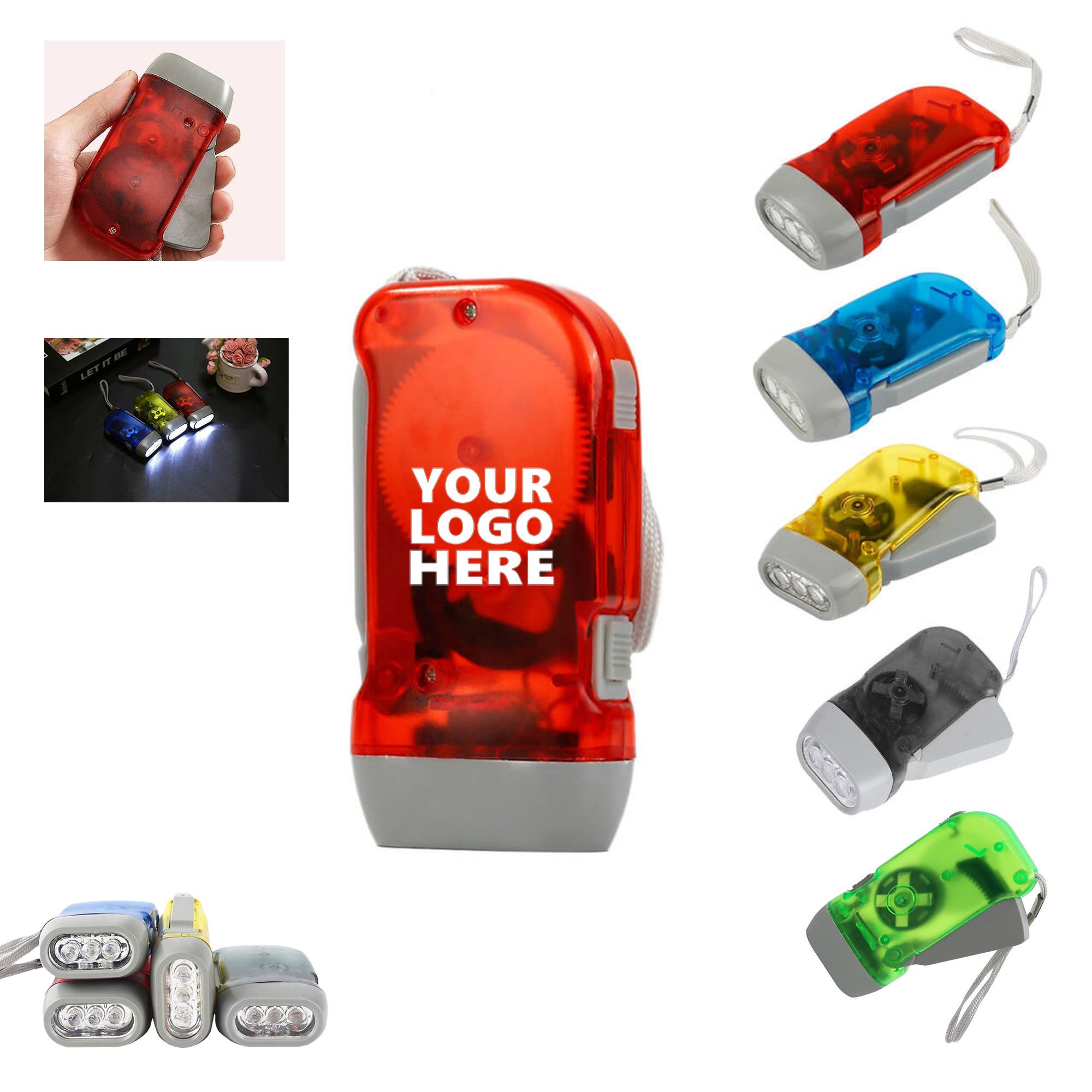 Outdoor Camping Hand Pressed Mini Flashlight MOQ 50 3