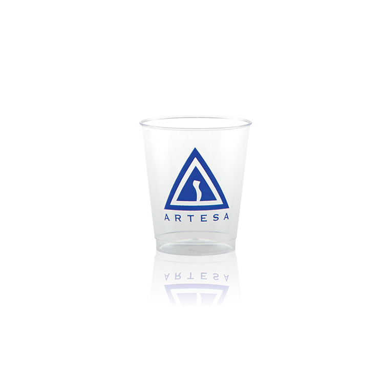 5 oz Hard Plastic Smooth Cup Clear Tradition Print 2