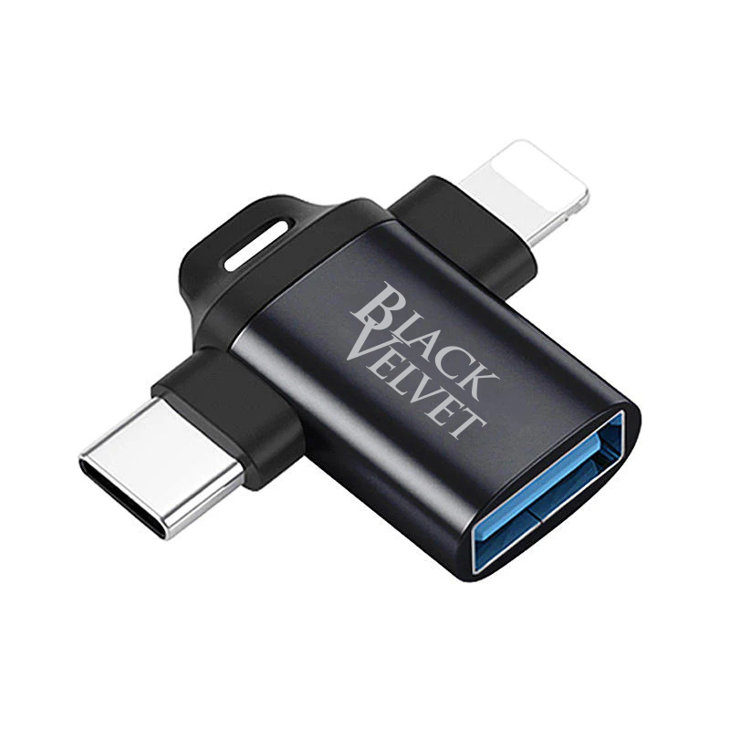 USB 3.0 To Apple Lightning And Type C OTG Adapter 4